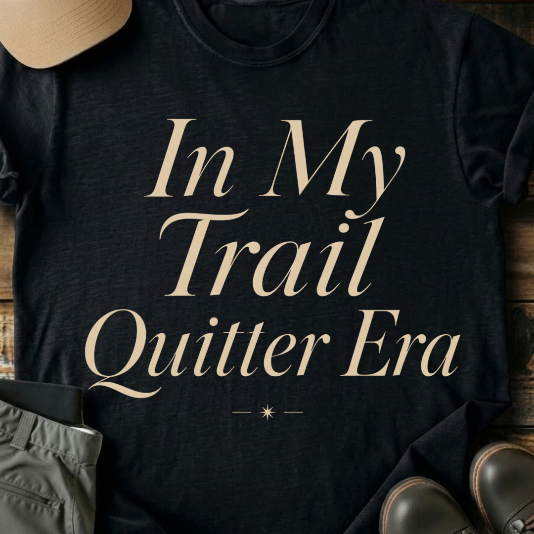Printify T-Shirt Black / S In My Trail Quilter Era T-Shirt In My Trail Quilter Era T-Shirt