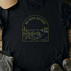 Printify T-Shirt Black / S No Rush Outside T-Shirt No Rush Outside T-Shirt