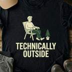Printify T-Shirt Black / S Technically Outside T-Shirt Technically Outside T-Shirt