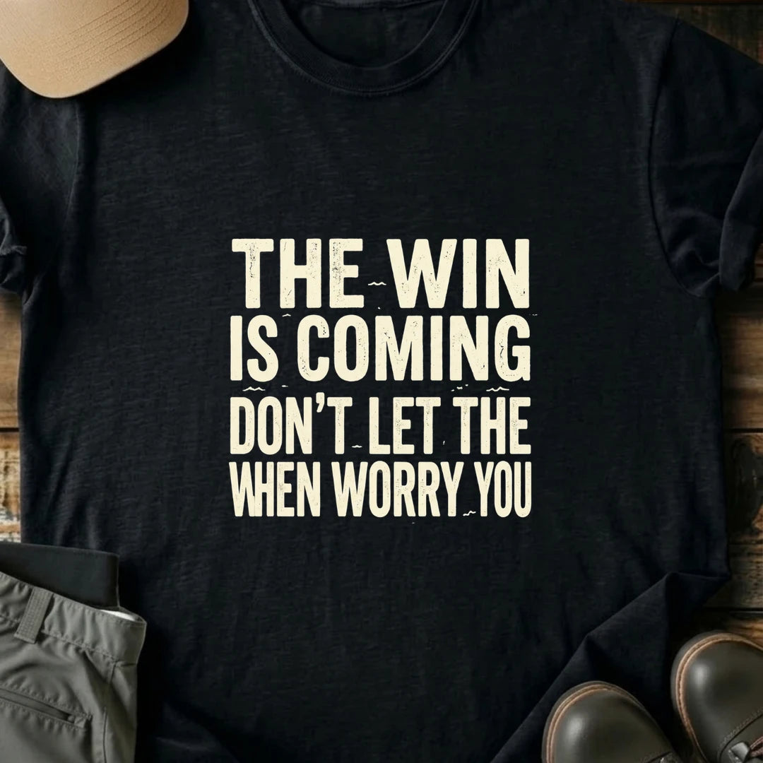 Printify T-Shirt Black / S The Win T-Shirt The Win T-Shirt