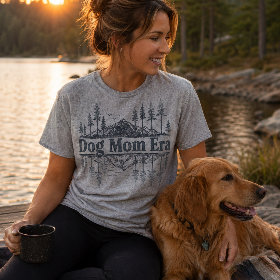 Printify T-Shirt Dog Mom Era T-Shirt Dog Mom Era T-Shirt