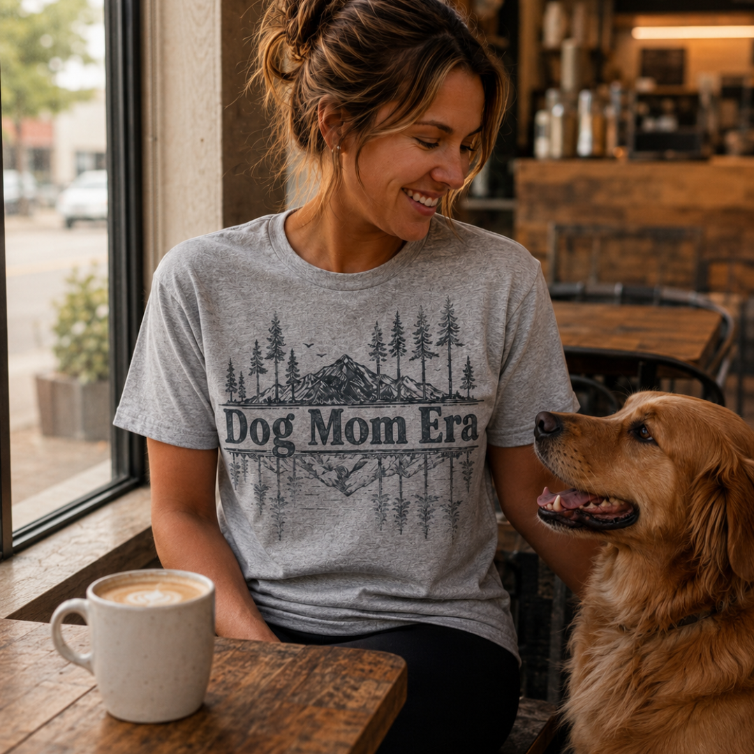 Printify T-Shirt Dog Mom Era T-Shirt Dog Mom Era T-Shirt