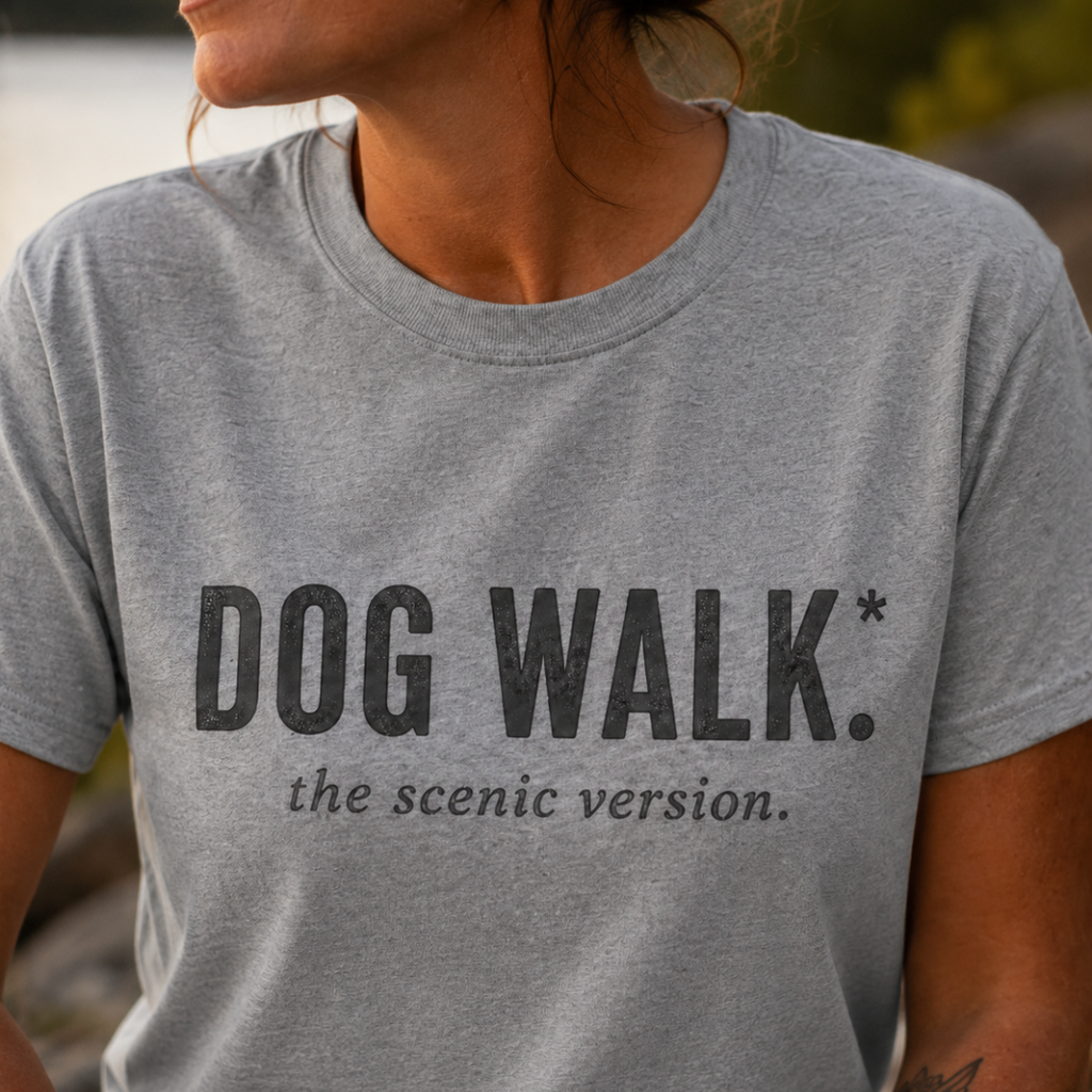 Printify T-Shirt Dog Walk T-Shirt Dog Walk T-Shirt