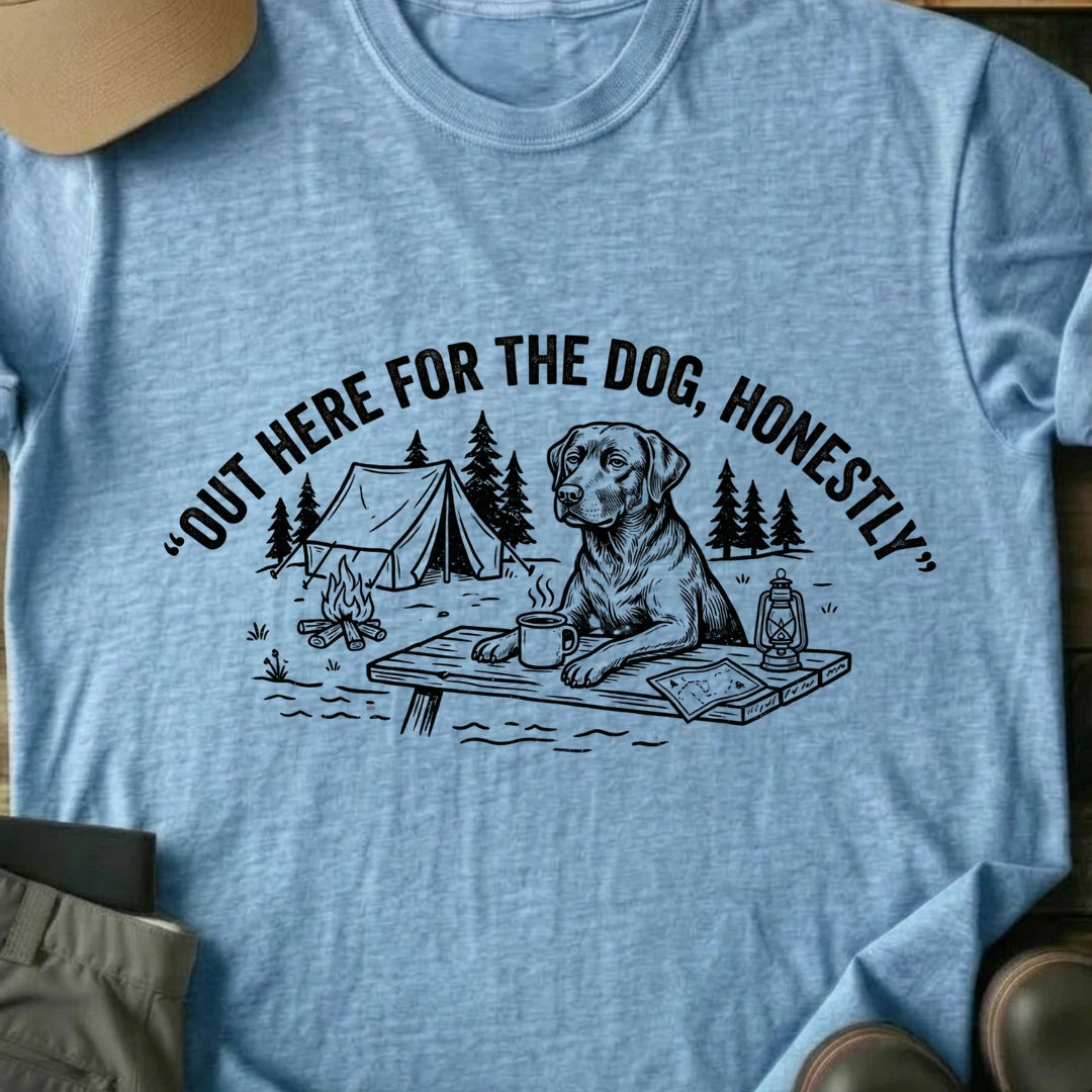 Printify T-Shirt Light Blue / S Out Here T-Shirt Out Here T-Shirt