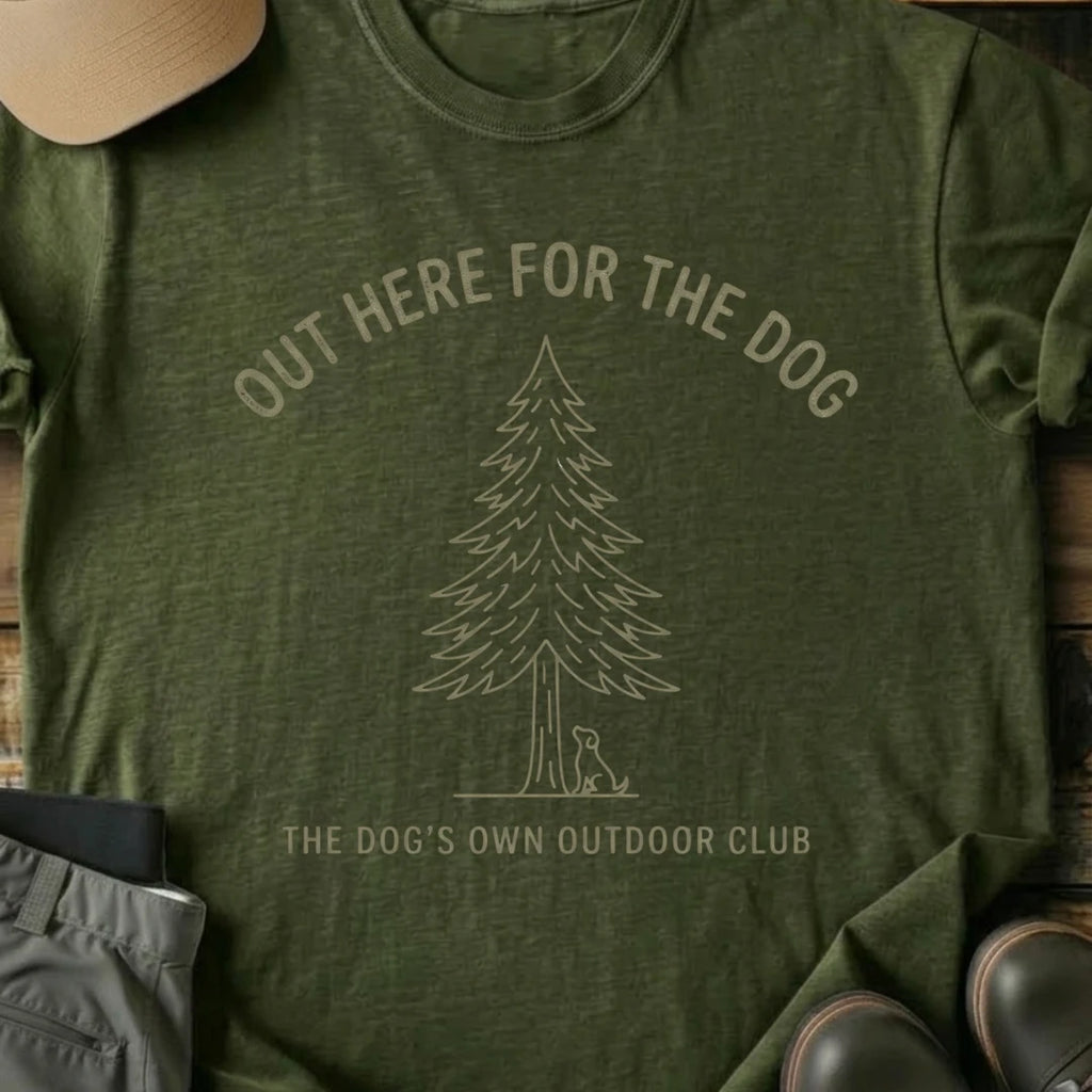 Printify T-Shirt Military Green / S Dogs Own Outdoor Club T-Shirt Dogs Own Outdoor Club T-Shirt