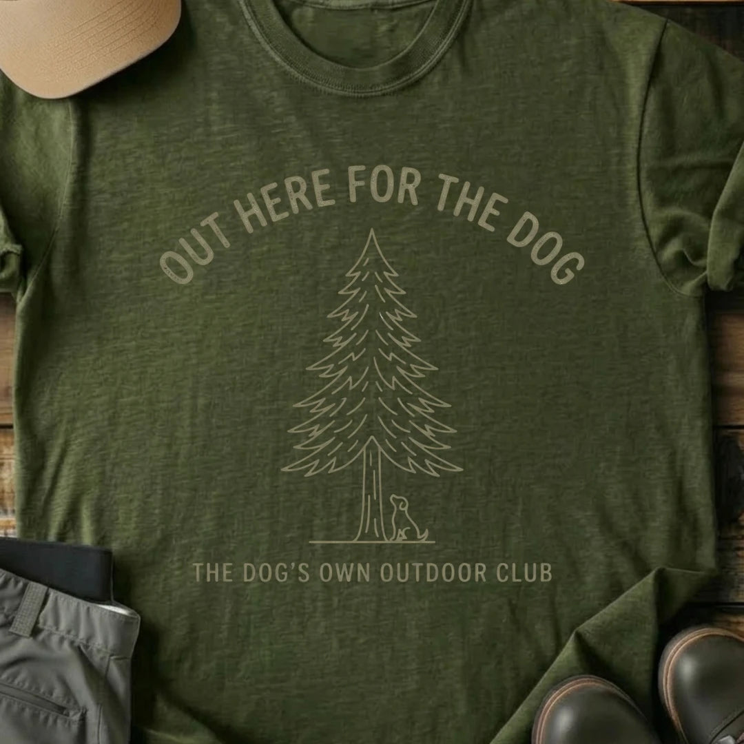 Printify T-Shirt Military Green / S Dogs Own Outdoor Club T-Shirt Dogs Own Outdoor Club T-Shirt