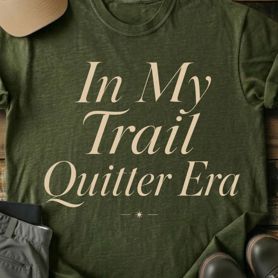 Printify T-Shirt Military Green / S In My Trail Quilter Era T-Shirt In My Trail Quilter Era T-Shirt
