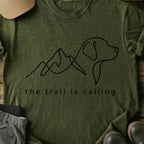 Printify T-Shirt Military Green / S Trail Calling T-Shirt Trail Calling T-Shirt