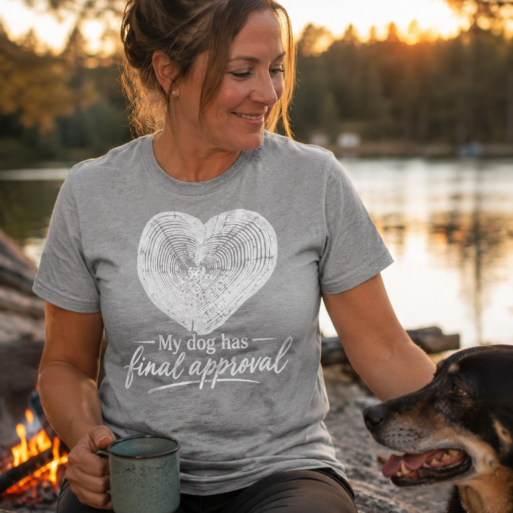 Printify T-Shirt My Dog Gets Final Approval T-Shirt My Dog Gets Final Approval T-Shirt