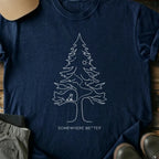 Printify T-Shirt Navy / S 6 6
