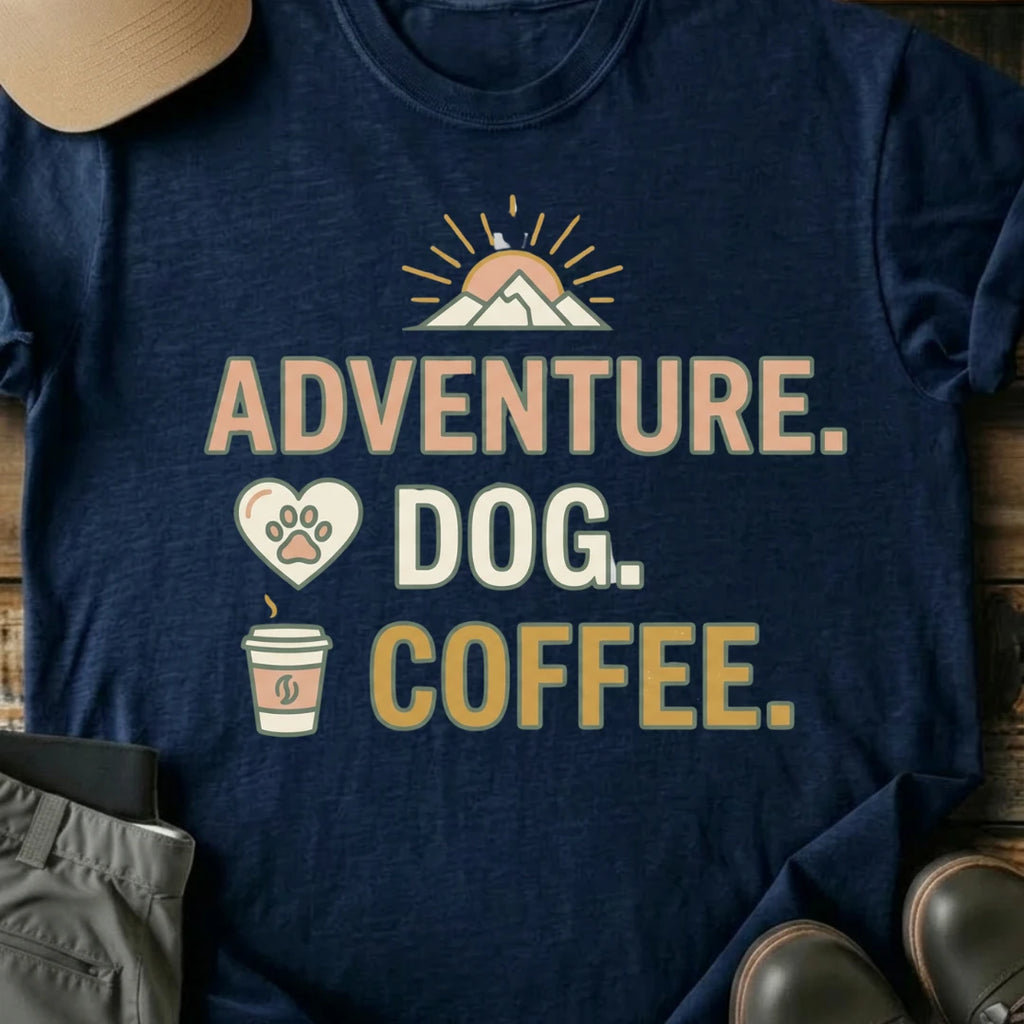 Printify T-Shirt Navy / S Adventure T-Shirt Adventure T-Shirt