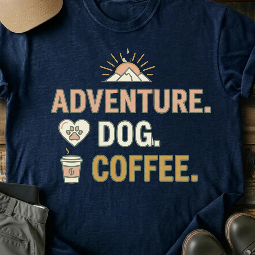 Printify T-Shirt Navy / S Adventure T-Shirt Adventure T-Shirt