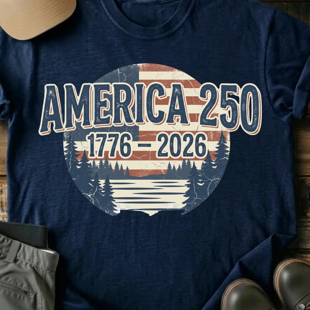 Printify T-Shirt Navy / S America T-Shirt America T-Shirt