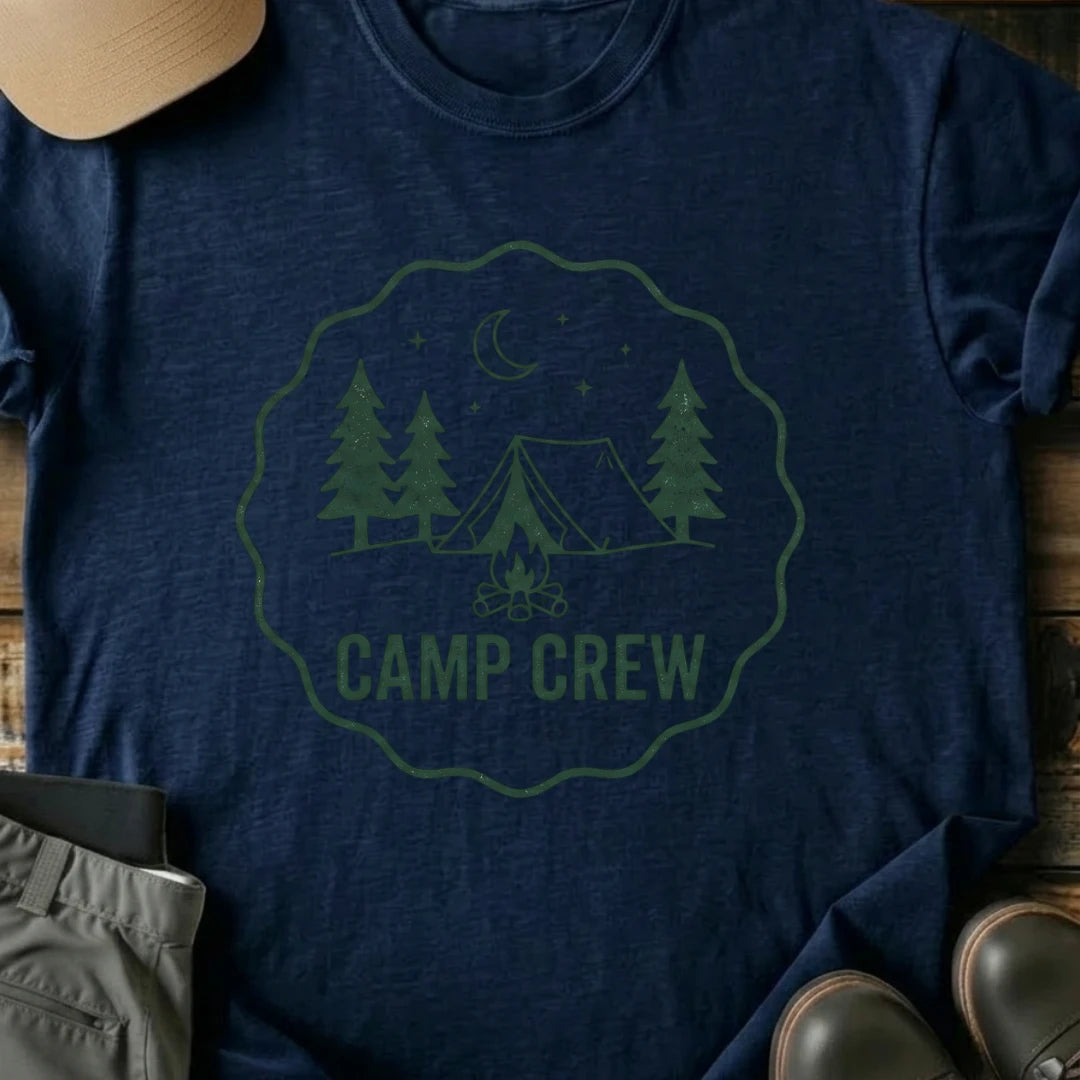 Printify T-Shirt Navy / S Camp Crew T-Shirt Camp Crew T-Shirt