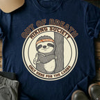 Printify T-Shirt Navy / S Out of Breath T-Shirt Out of Breath T-Shirt