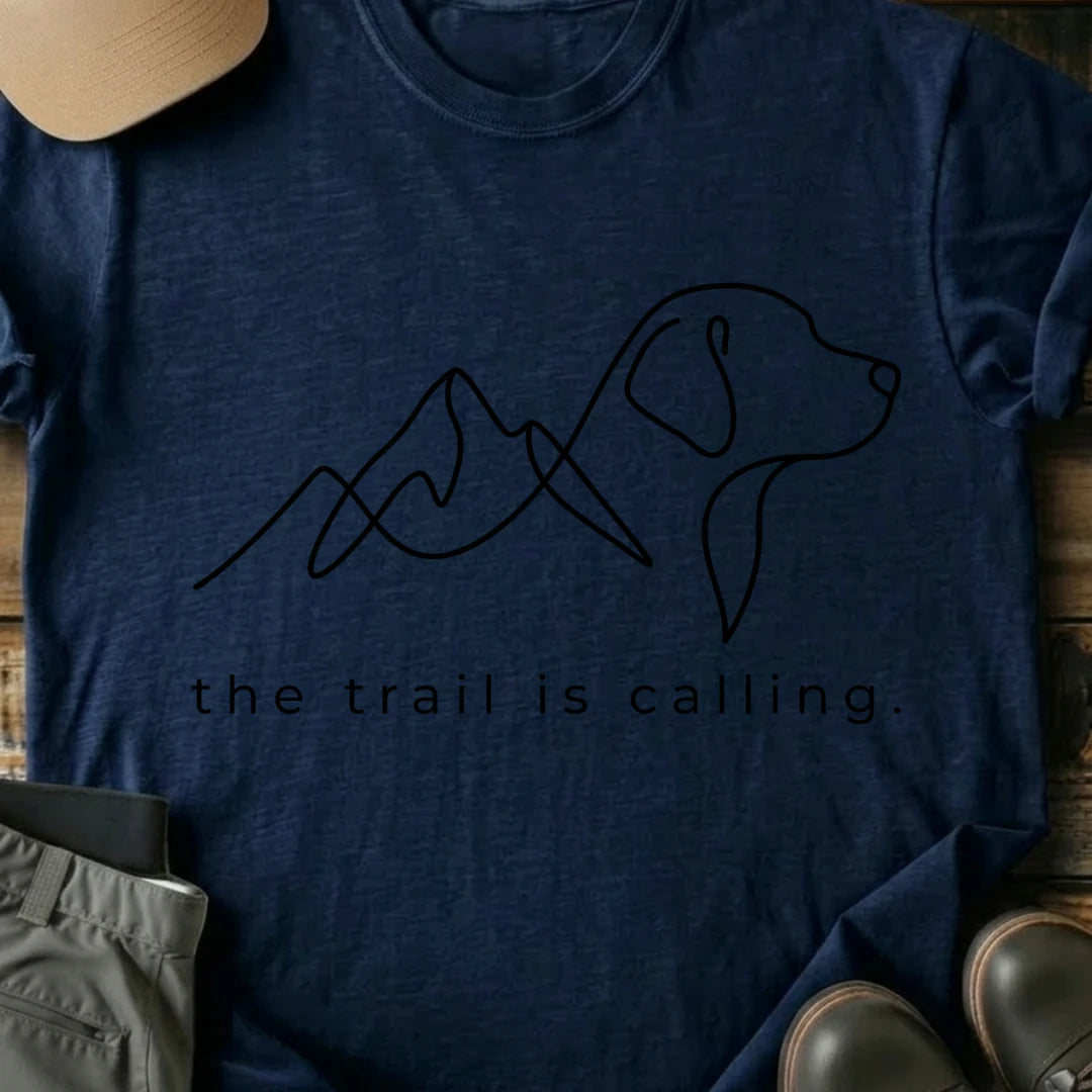 Printify T-Shirt Navy / S Trail Calling T-Shirt Trail Calling T-Shirt