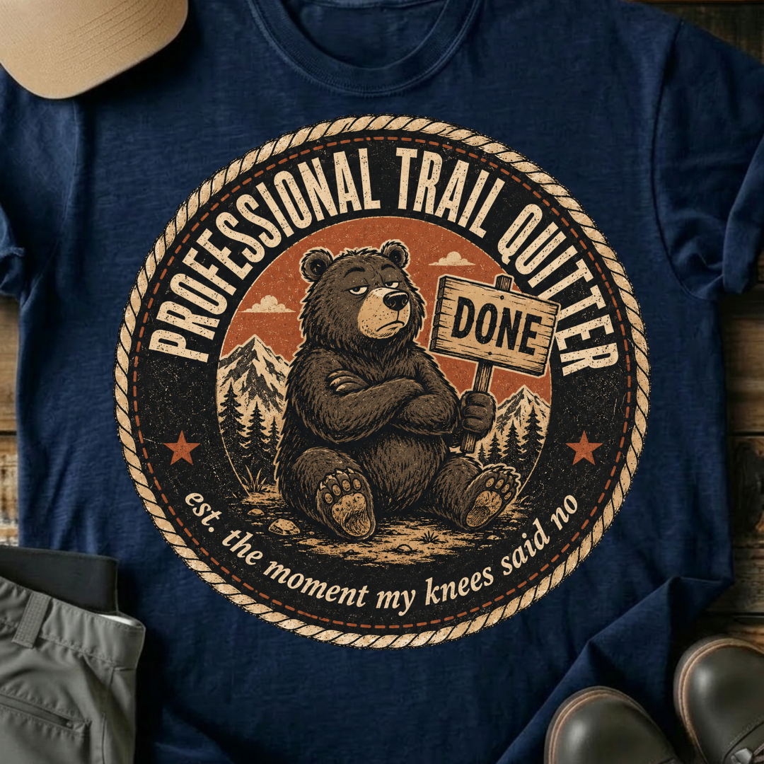 Printify T-Shirt Navy / XS The Moment My Knee's Said No T-Shirt The Moment My Knee's Said No T-Shirt