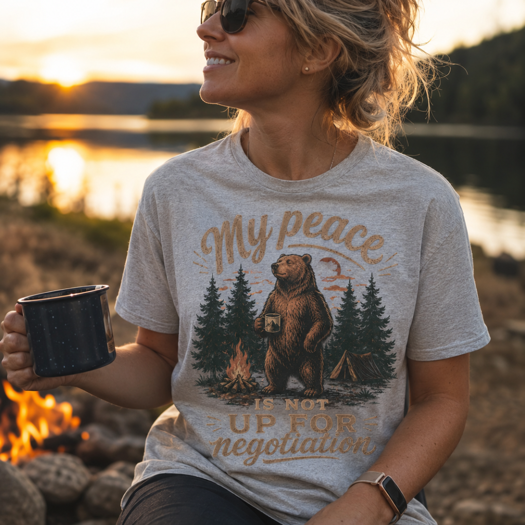 Printify T-Shirt Peace Not Up For Negotiation T-Shirt Peace Not Up For Negotiation T-Shirt