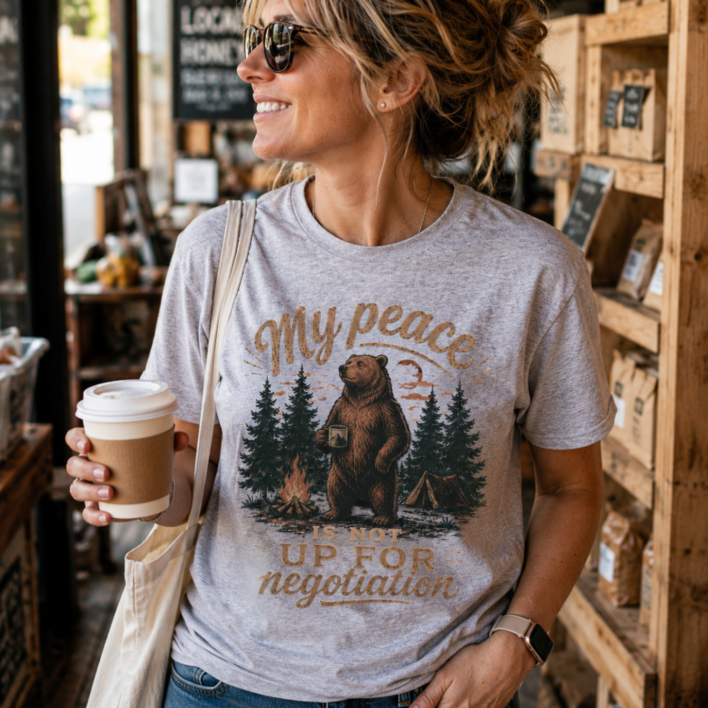 Printify T-Shirt Peace Not Up For Negotiation T-Shirt Peace Not Up For Negotiation T-Shirt