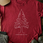 Printify T-Shirt Red / S 6 6