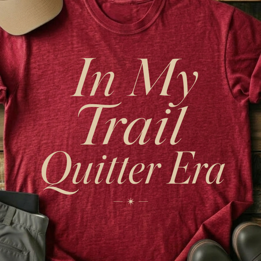 Printify T-Shirt Red / S In My Trail Quilter Era T-Shirt In My Trail Quilter Era T-Shirt