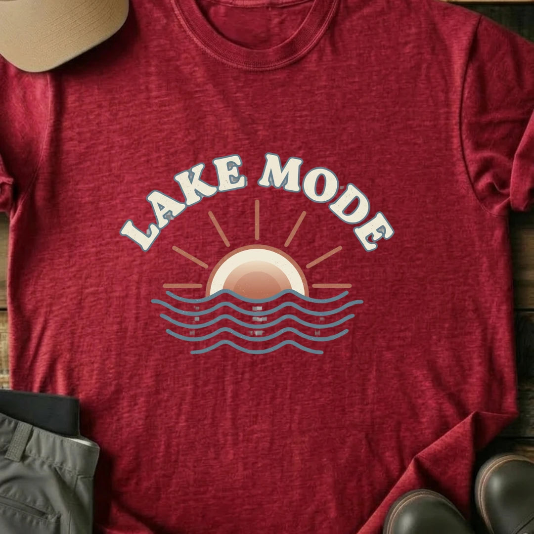 Printify T-Shirt Red / S Lake M Lake M