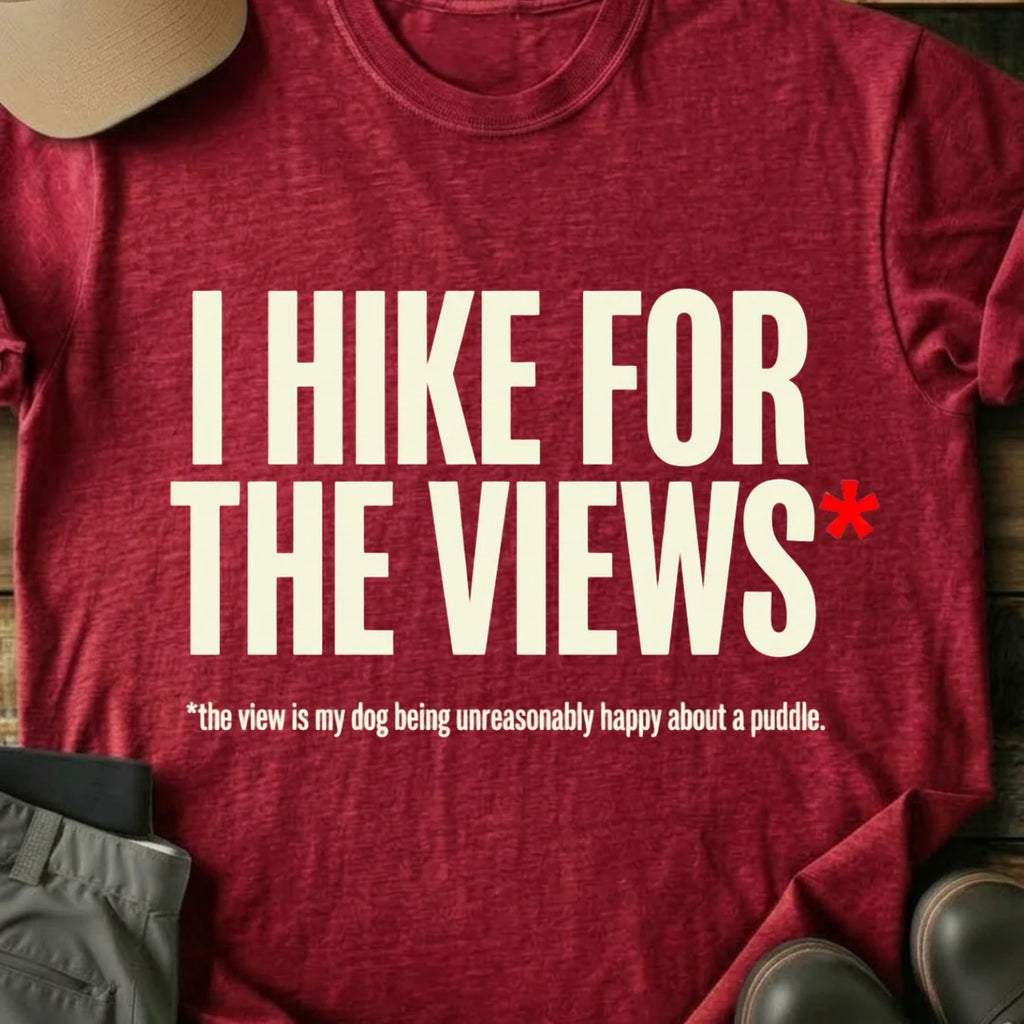 Printify T-Shirt Red / S Views T-Shirt Views T-Shirt