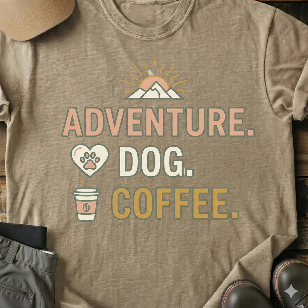 Printify T-Shirt Sand / S Adventure T-Shirt Adventure T-Shirt