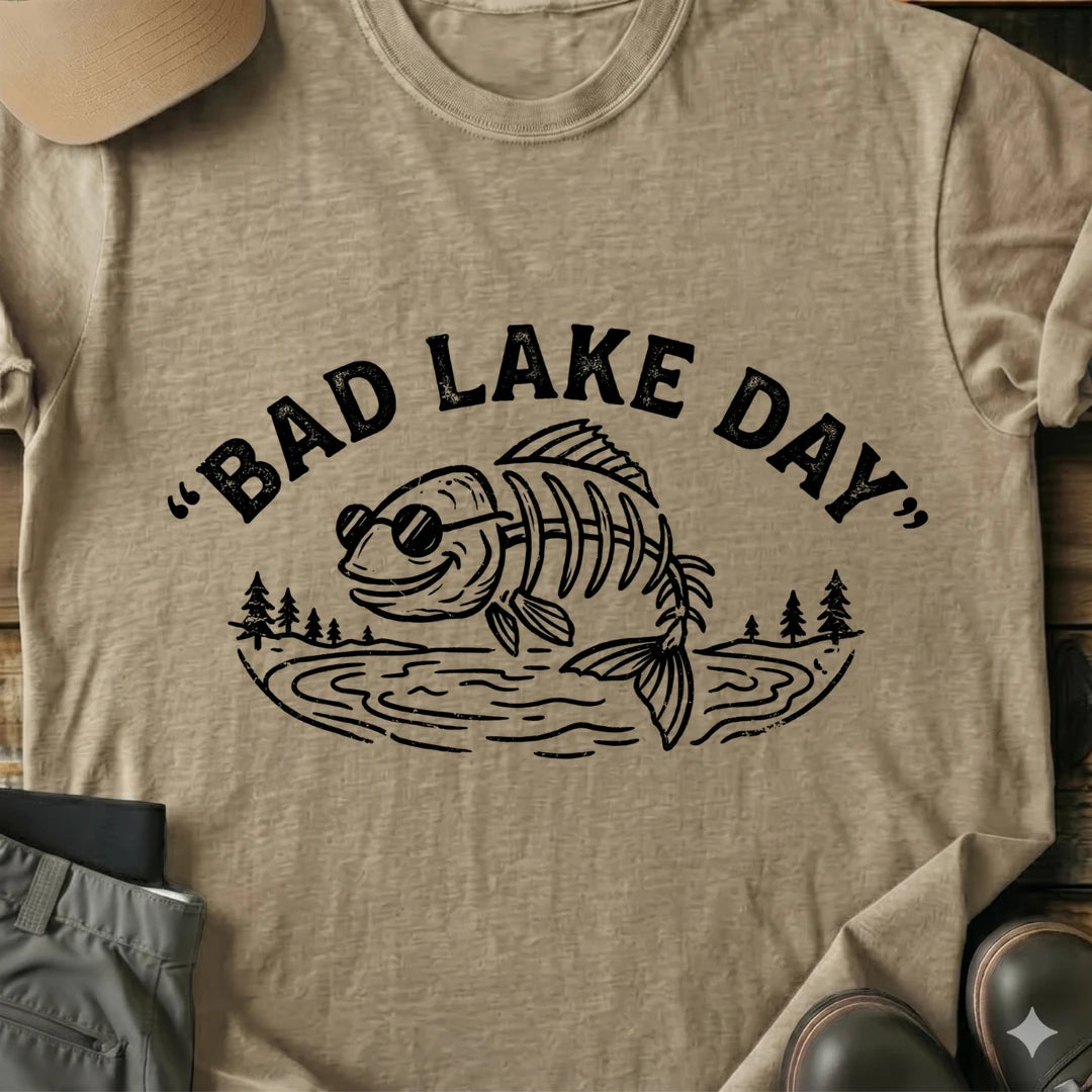 Printify T-Shirt Sand / S Lake Day T-Shirt Lake Day T-Shirt