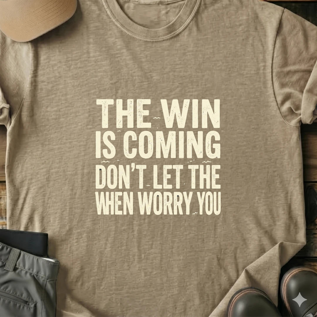 Printify T-Shirt Sand / S The Win T-Shirt The Win T-Shirt