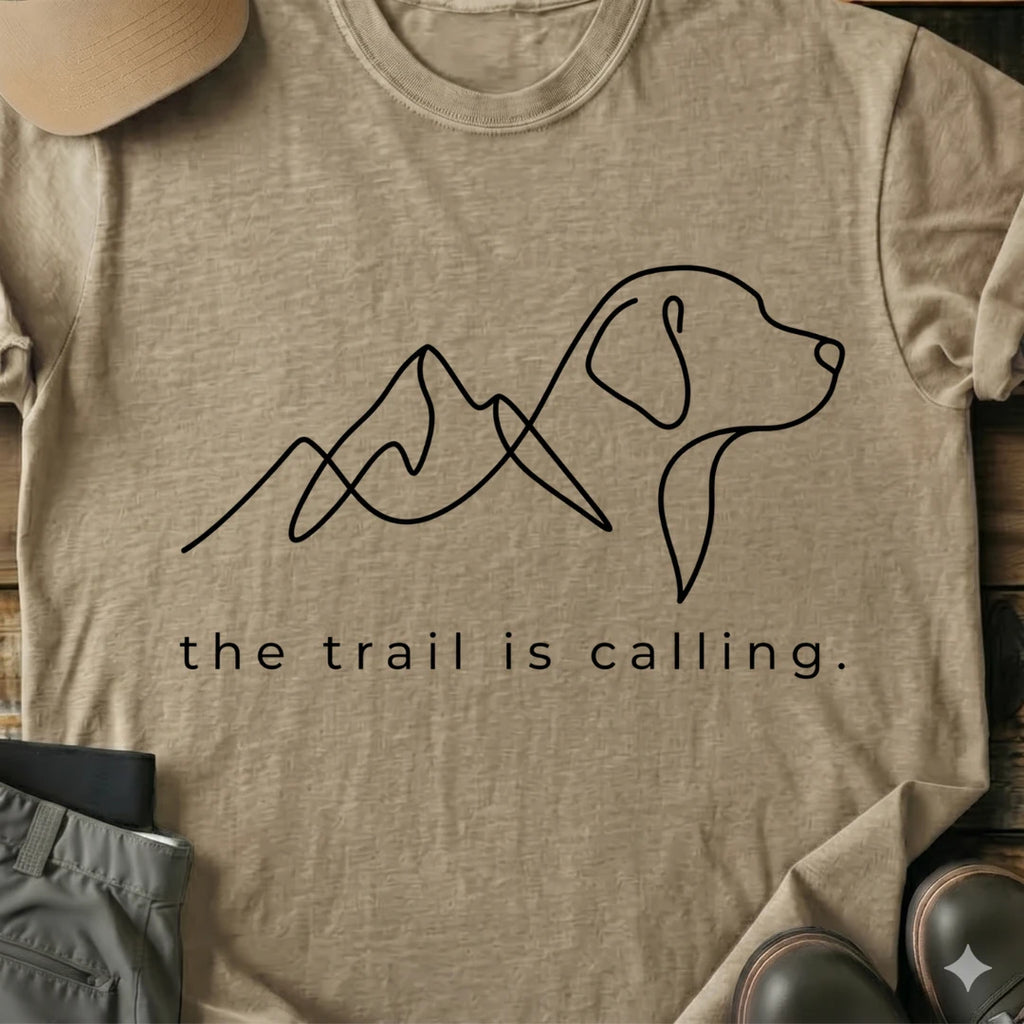 Printify T-Shirt Sand / S Trail Calling T-Shirt Trail Calling T-Shirt
