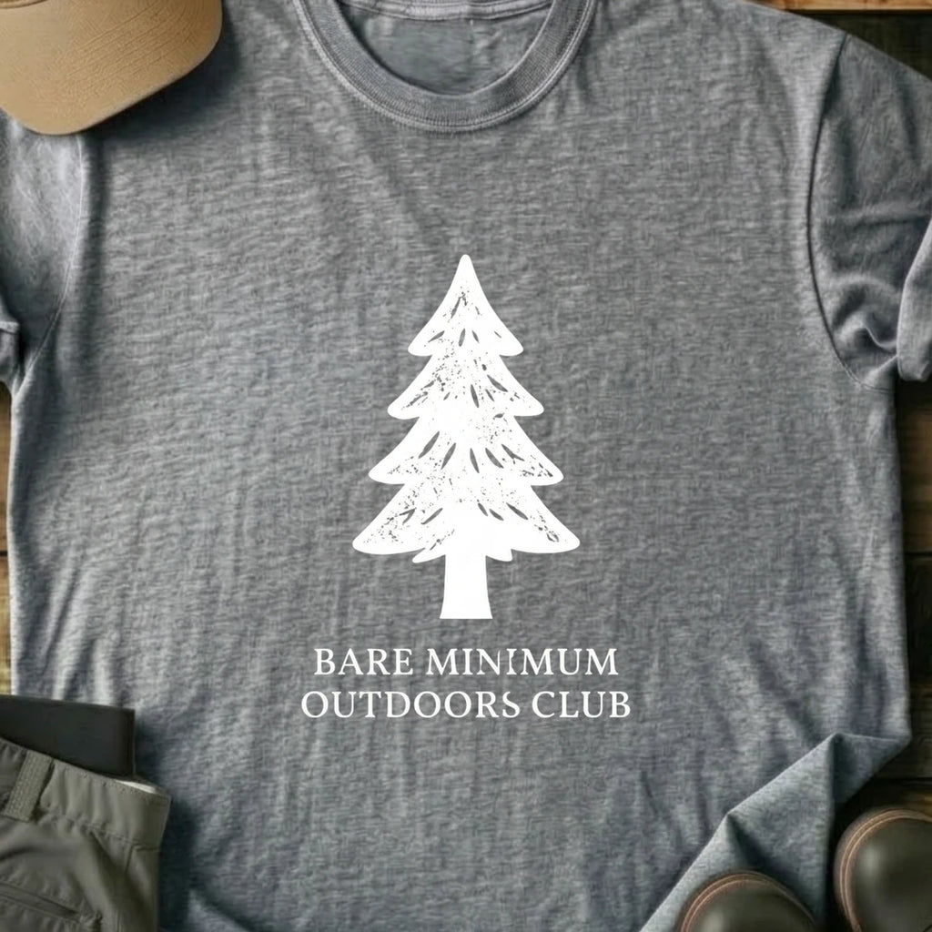Printify T-Shirt Sport Grey / S Bare Minimum Outdoor Club T-Shirt Bare Minimum Outdoor Club T-Shirt