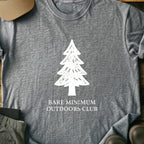 Printify T-Shirt Sport Grey / S Bare Minimum Outdoor Club T-Shirt Bare Minimum Outdoor Club T-Shirt
