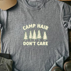 Printify T-Shirt Sport Grey / S Camp Hair Don't Care T-Shirt Camp Hair Don't Care T-Shirt