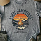 Printify T-Shirt Sport Grey / S I Love Campfires T-Shirt I Love Campfires T-Shirt
