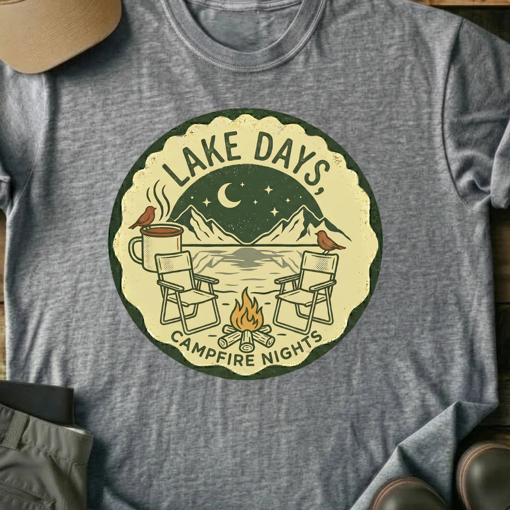 Printify T-Shirt Sport Grey / S Lake Days T-Shirt Lake Days T-Shirt