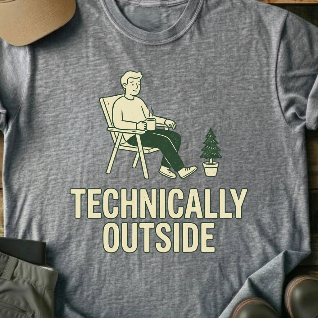 Printify T-Shirt Sport Grey / S Technically Outside T-Shirt Technically Outside T-Shirt