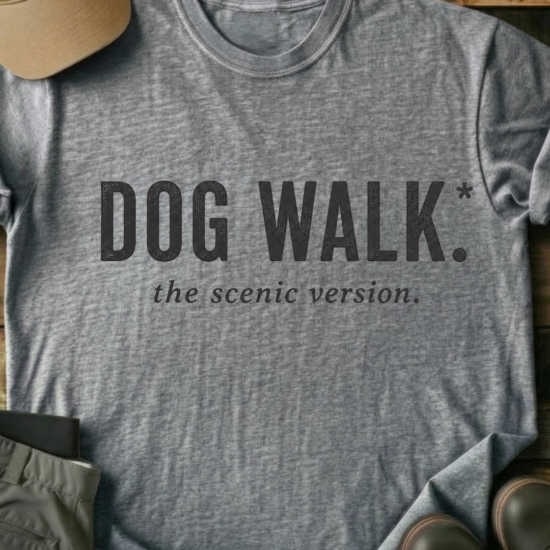 Printify T-Shirt Sport Grey / XS Dog Walk T-Shirt Dog Walk T-Shirt